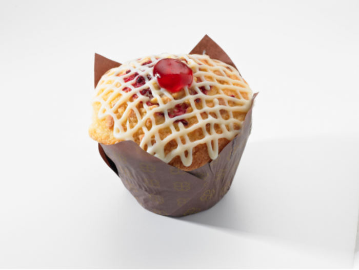 Raspberry White Chocolate Muffin